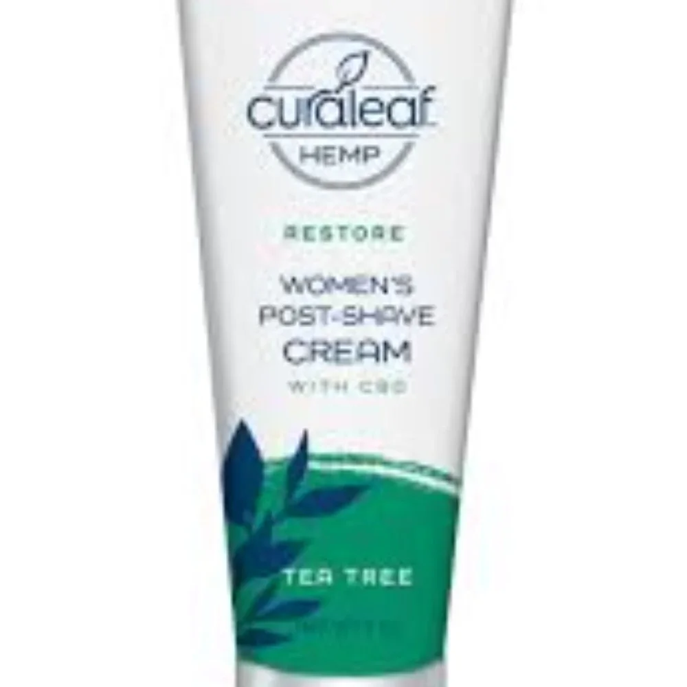 Curaleaf Womens Post Shave Cream, 2 pk.